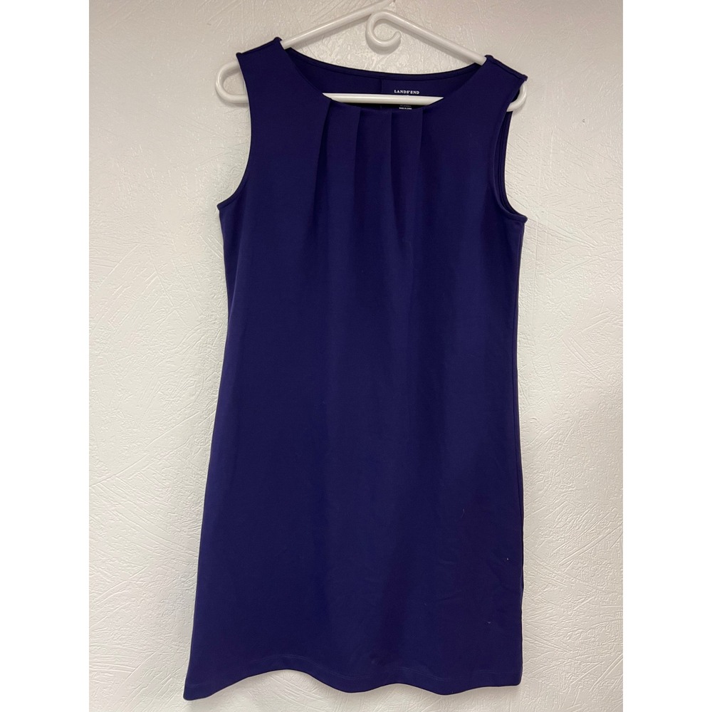 Lands'‎ End Sleeveless Sheath Dress - Career, Casual, Comfortable - M/P